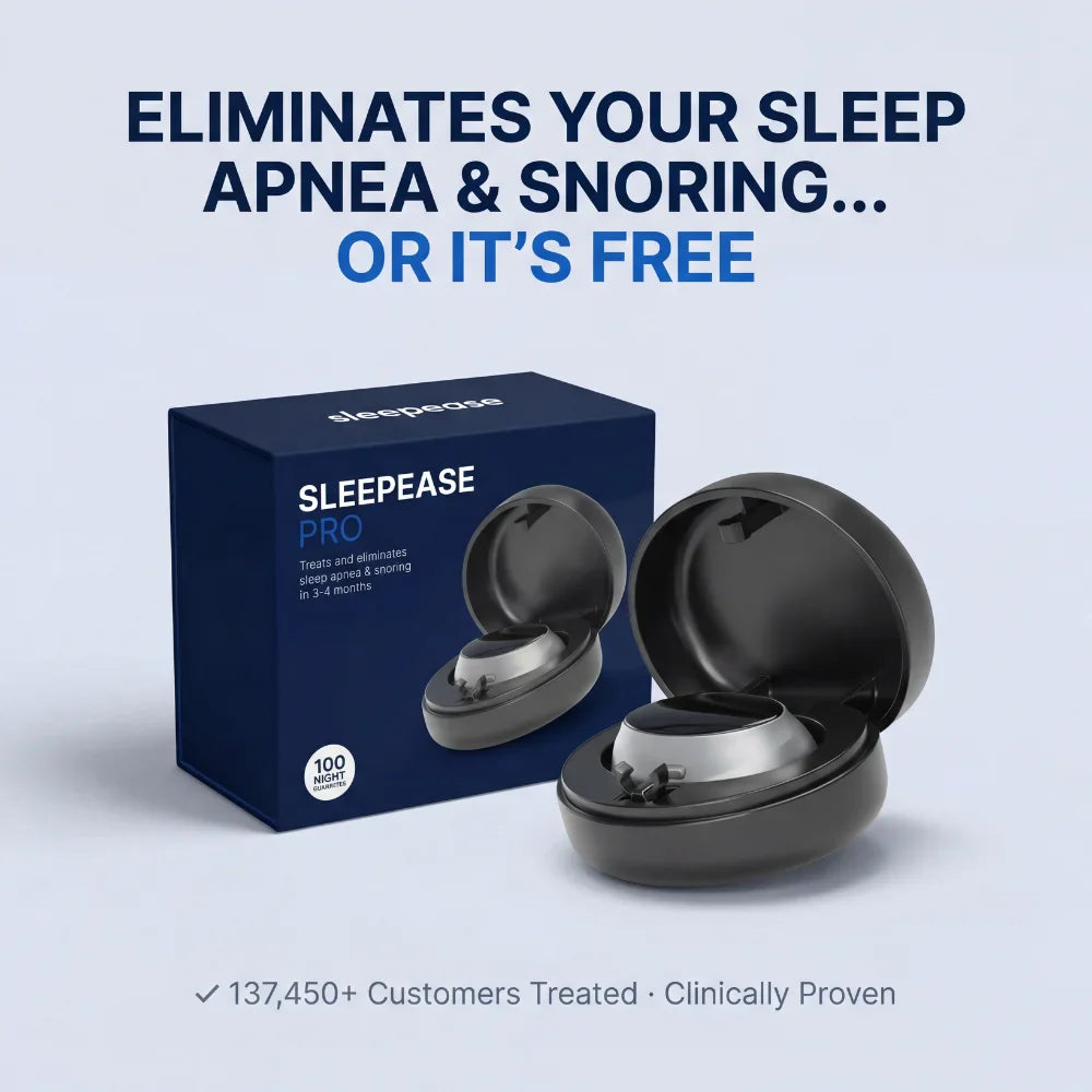 SleepEase Pro — Eliminates Snoring & Sleep Apnea